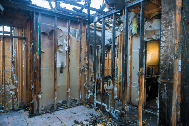 Professional Fire Damage Restoration technician working in Bristol, VA